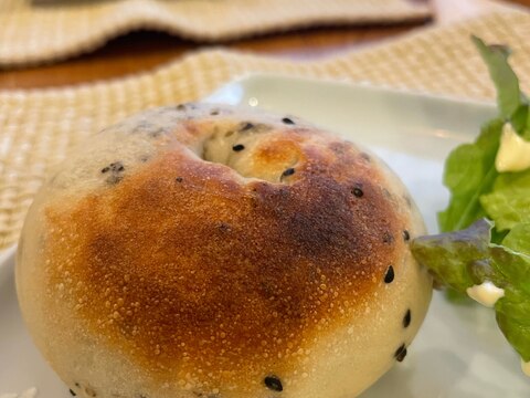 失敗しない胡麻ベーグル